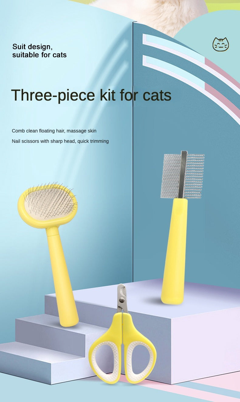 Cat Grooming Comb Set